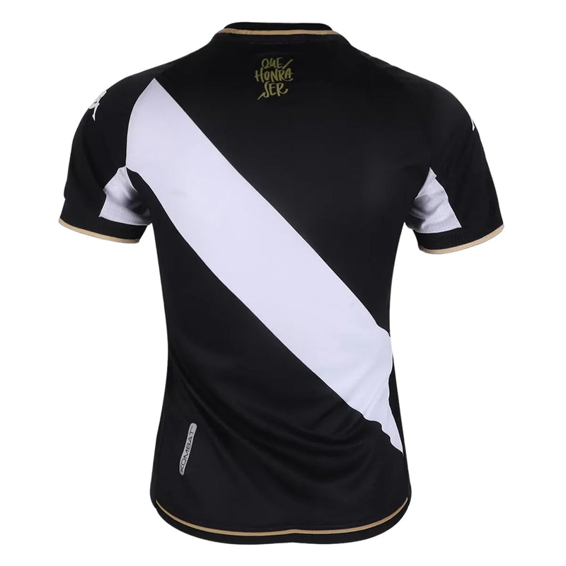 Camisa Vasco Home 23/24 Feminina - Preta e Branca