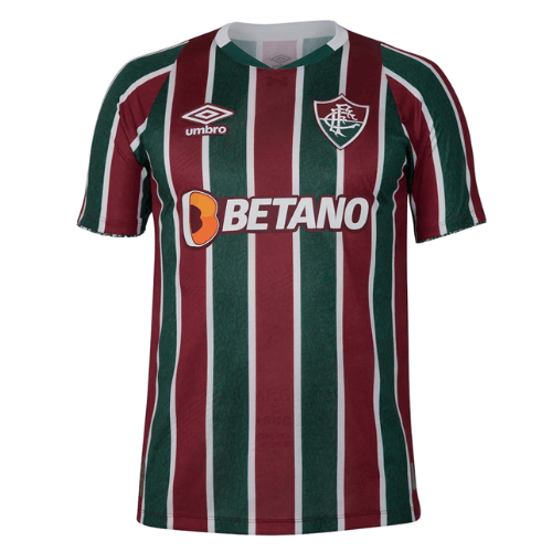 Camisa Fluminense Home 24/25 - Vinho e Verde