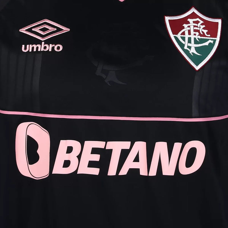 Camisa Fluminense Goleiro 23/24 - Preta e Rosa