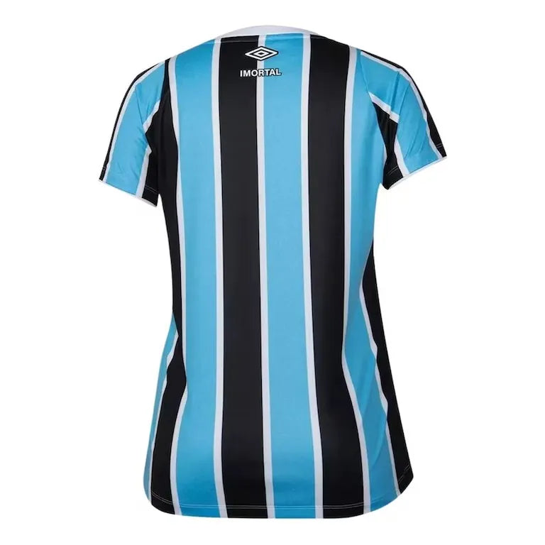 Camisa Grêmio Feminina Home 24/25 - Azul e Preta