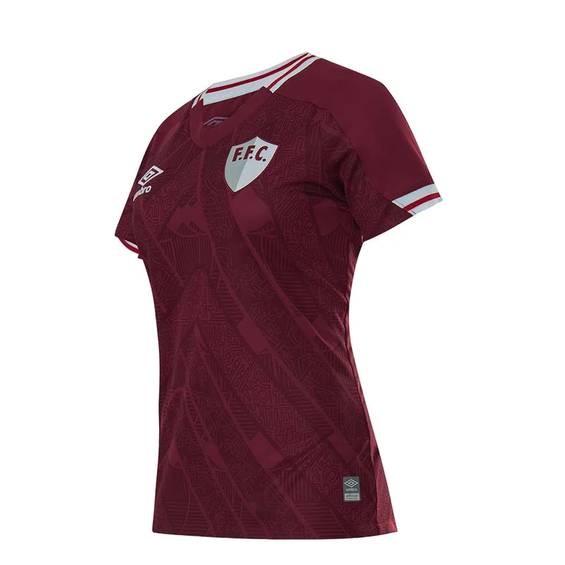 Camisa Fluminense Third 22/23 Feminina - Grená