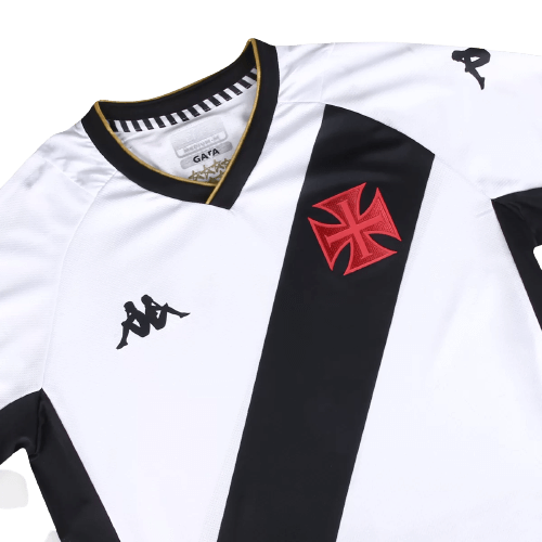 Camisa Vasco Away 23/24 - Branca e Preta