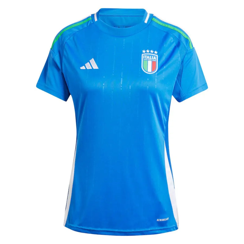 Camisa Itália Feminina Home 2024 - Azul