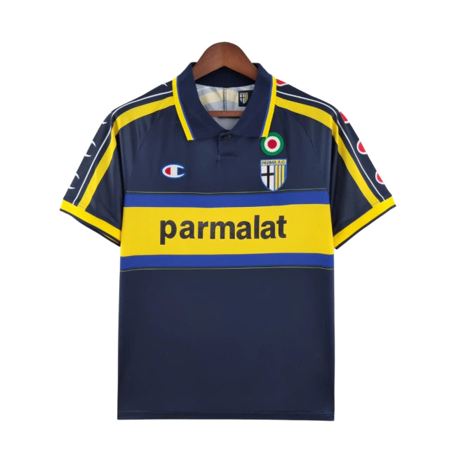 Camisa Parma Away 99/00 Retrô - Azul e Amarela