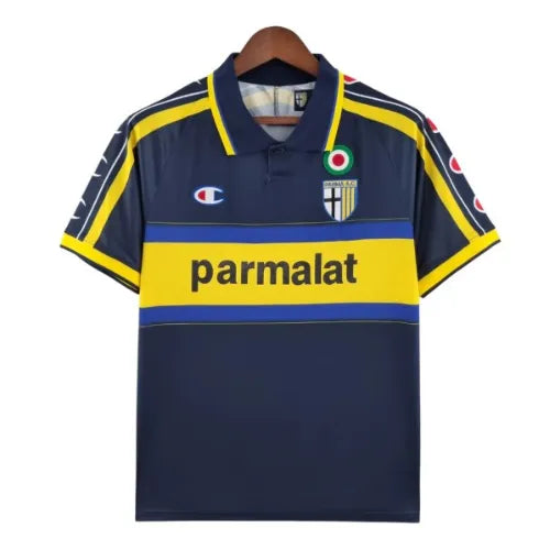 Camisa Parma Away 99/00 Retrô - Azul e Amarela