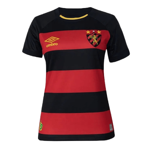 Camisa Sport Recife Feminina Home 23/24 - Vermelha e Preta