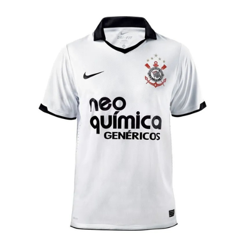 Camisa Corinthians Home 2011 Retrô - Branca