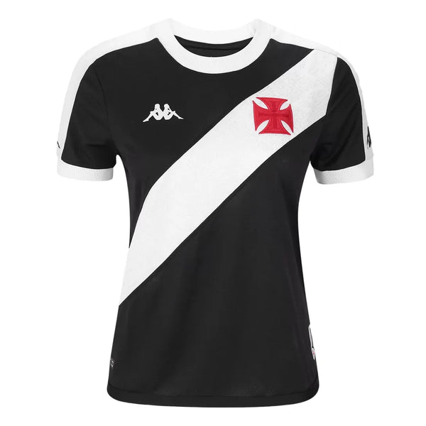 Camisa Vasco Away 24/25 Feminina - Preta e Branca