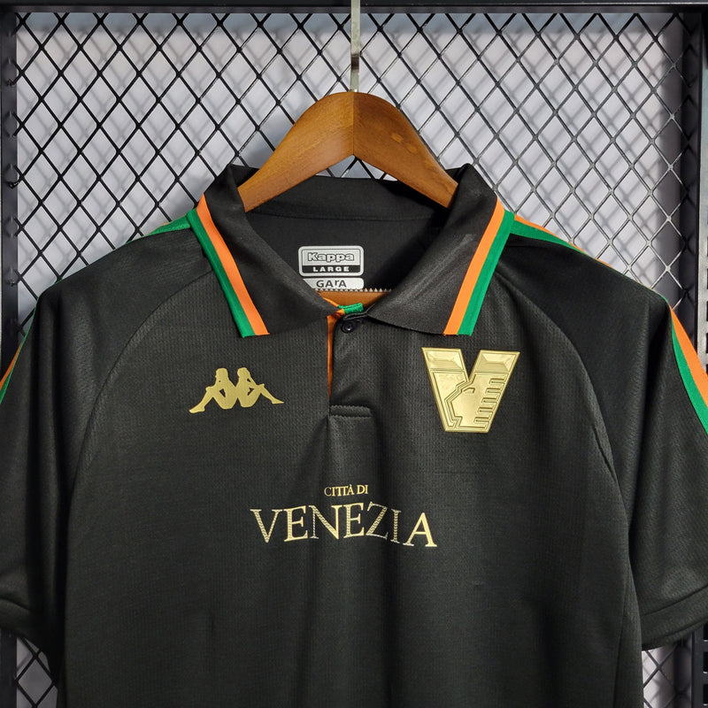 Camisa Venezia Home 22/23 Torcedor Kappa - Preta - Futgrife - Camisas de Time de Futebol