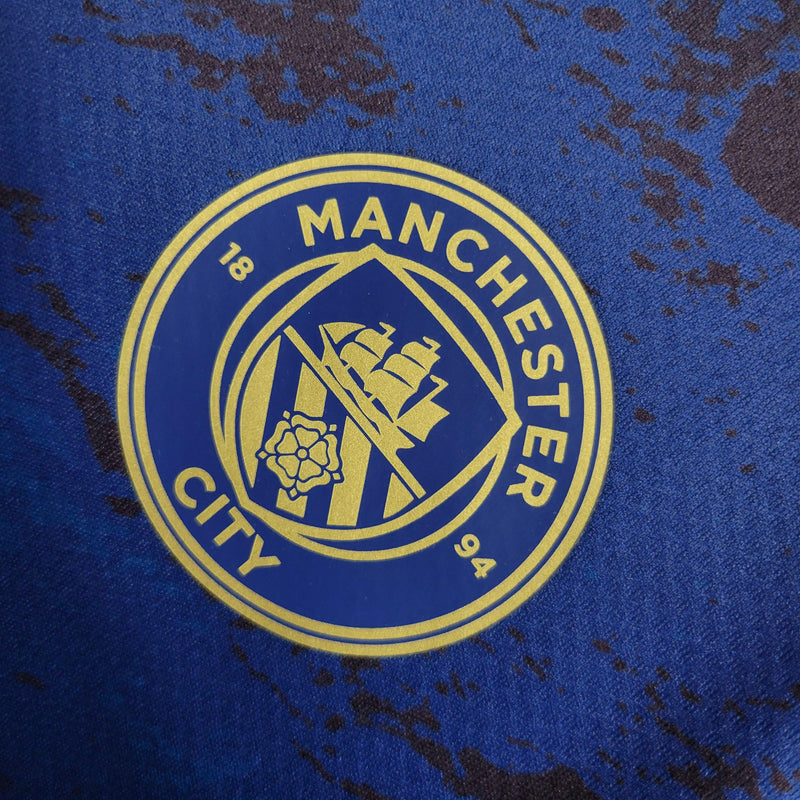 Camisa Manchester City Ano Novo Chinês 2023 Torcedor Puma - Azul - Futgrife - Camisas de Time de Futebol