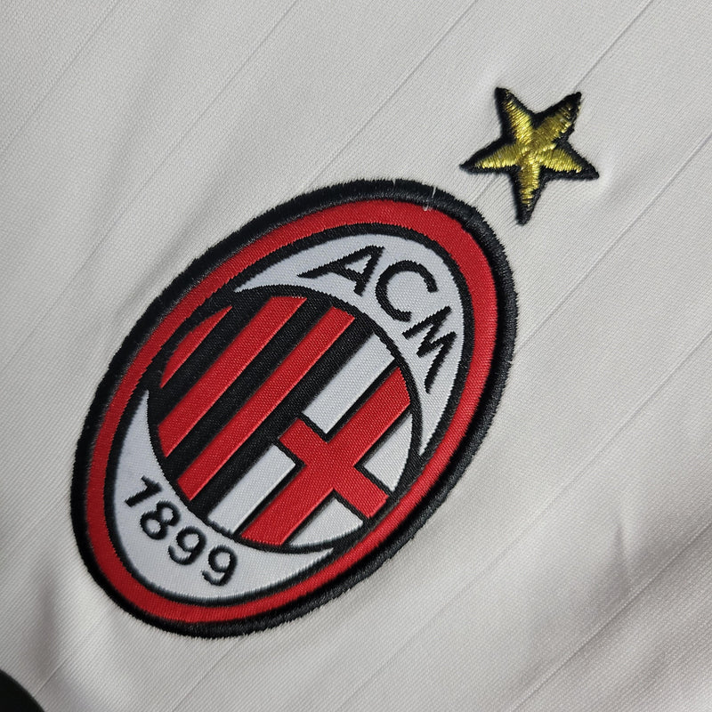 Camisa Milan Away 06/07 Retrô Adidas - Branca - Futgrife - Camisas de Time de Futebol