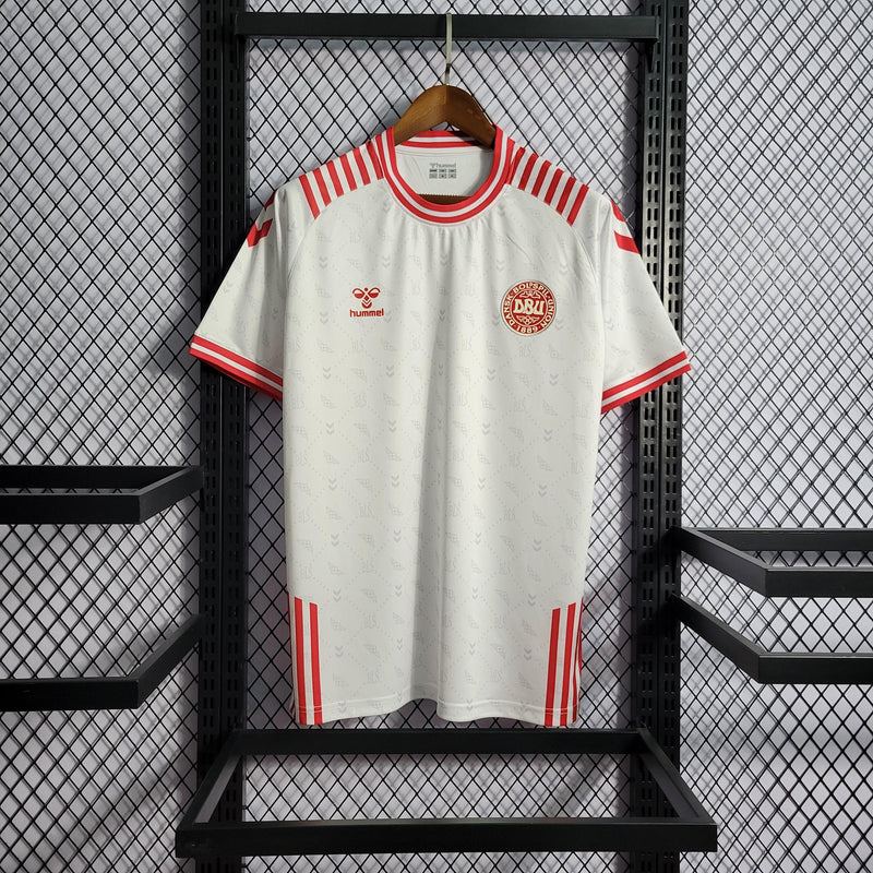 Camisa Dinamarca Edição Especial 2022 Torcedor Hummel - Branca - Futgrife - Camisas de Time de Futebol