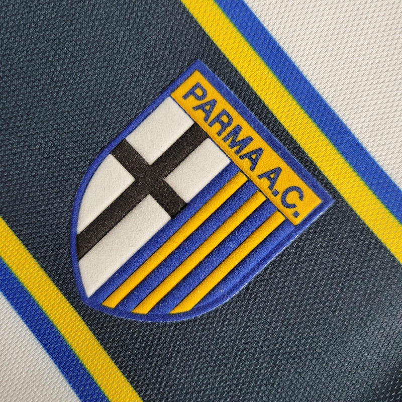 Camisa Parma Home 02/03 Retrô Champion - Branca - Futgrife - Camisas de Time de Futebol