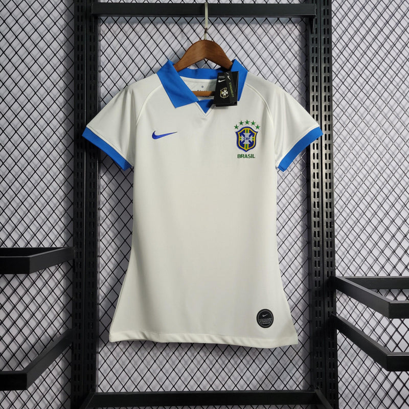 Camisa Brasil Third 2019 Feminina Nike - Branca - Futgrife - Camisas de Time de Futebol