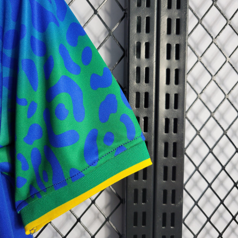 Camisa Brasil Away 2022 Feminina Nike - Azul - Futgrife - Camisas de Time de Futebol