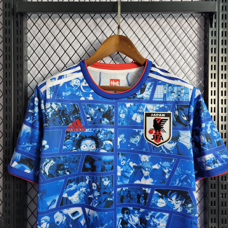 Camisa Japão Anime 2022 Torcedor Adidas - Azul - Futgrife - Camisas de Time de Futebol