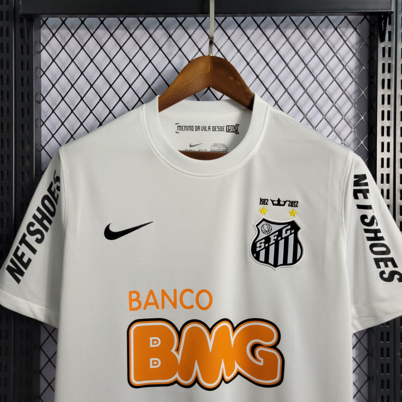 Camisa Santos Home 11/12 Retrô Nike - Branca - Futgrife - Camisas de Time de Futebol