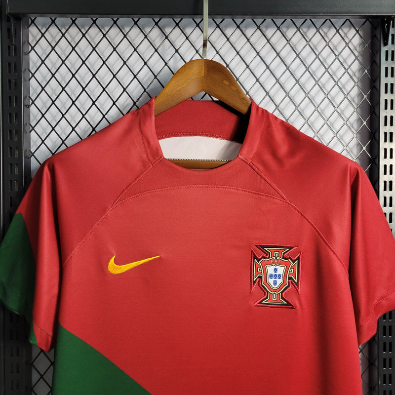 Camisa Portugal Home 2022 Torcedor Nike - Vermelha - Futgrife - Camisas de Time de Futebol