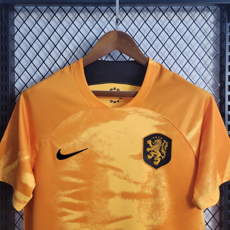 Camisa Holanda Home 2022 Torcedor Nike - Laranja - Futgrife - Camisas de Time de Futebol