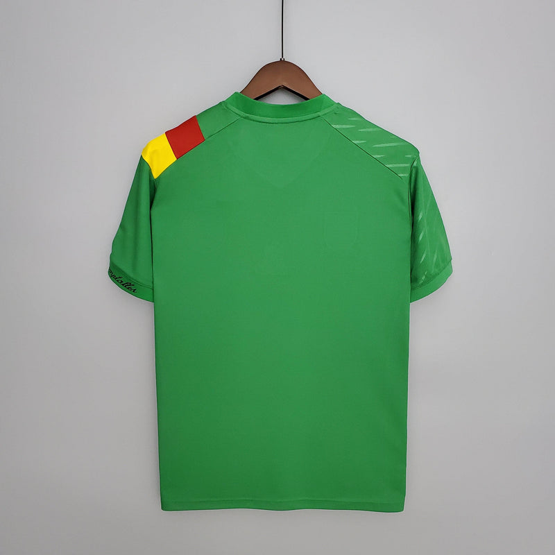 Camisa Camarões Home 2022 Torcedor Le Coq - Verde - Futgrife - Camisas de Time de Futebol