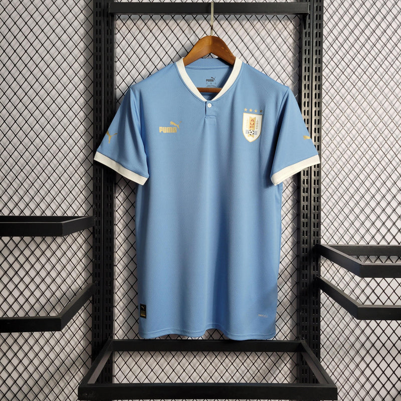 Camisa Uruguai Home 2022 Torcedor Puma - Azul - Futgrife - Camisas de Time de Futebol