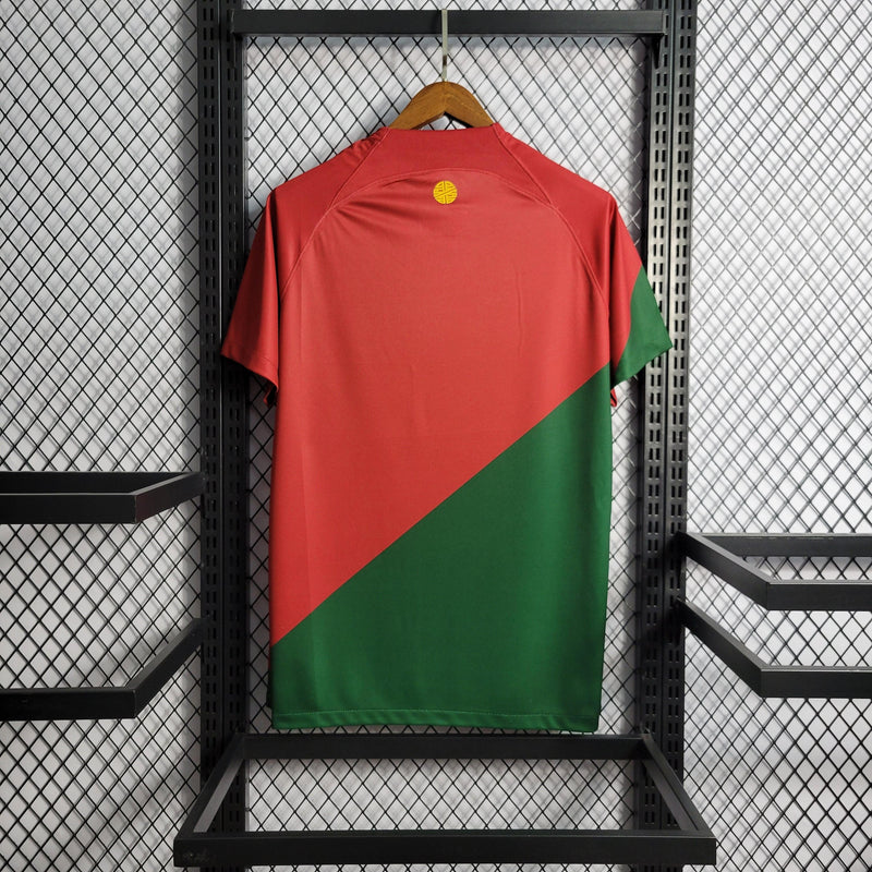 Camisa Portugal Home 2022 Torcedor Nike - Vermelha - Futgrife - Camisas de Time de Futebol