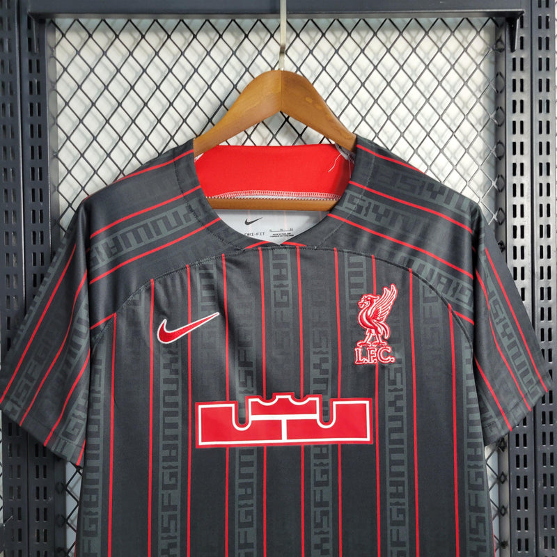 Camisa Liverpool Leblon James 2023 Torcedor Nike - Preta - Futgrife - Camisas de Time de Futebol