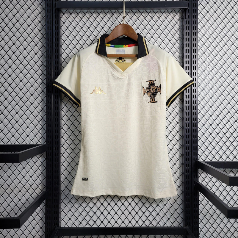 Camisa Vasco da Gama Third 22/23 Feminina Kappa - Branca - Futgrife - Camisas de Time de Futebol