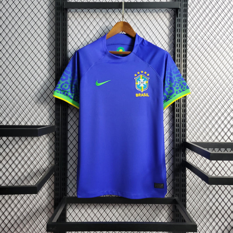 Camisa Brasil Away 2022 Torcedor Nike - Azul - Futgrife - Camisas de Time de Futebol