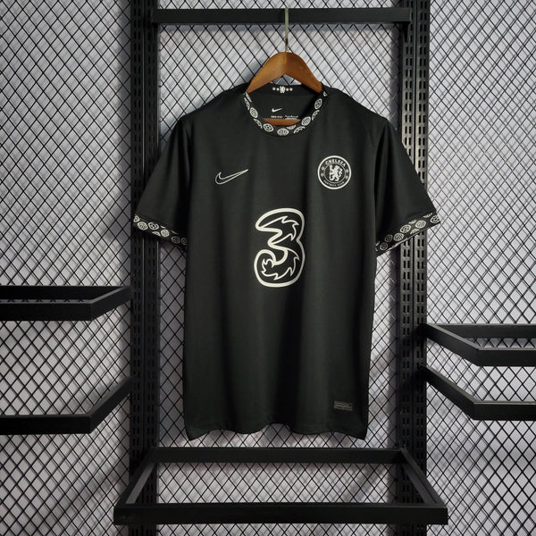 Camisa Chelsea Black 22/23 Torcedor Nike - Preta - Futgrife - Camisas de Time de Futebol