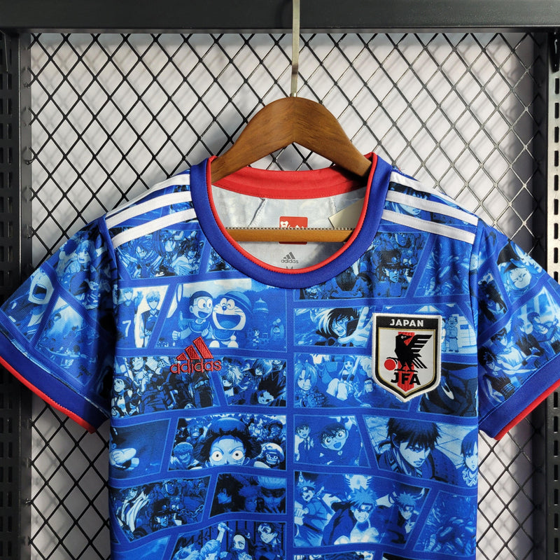 Camisa Japão Anime 2022 Feminina Adidas - Azul - Futgrife - Camisas de Time de Futebol