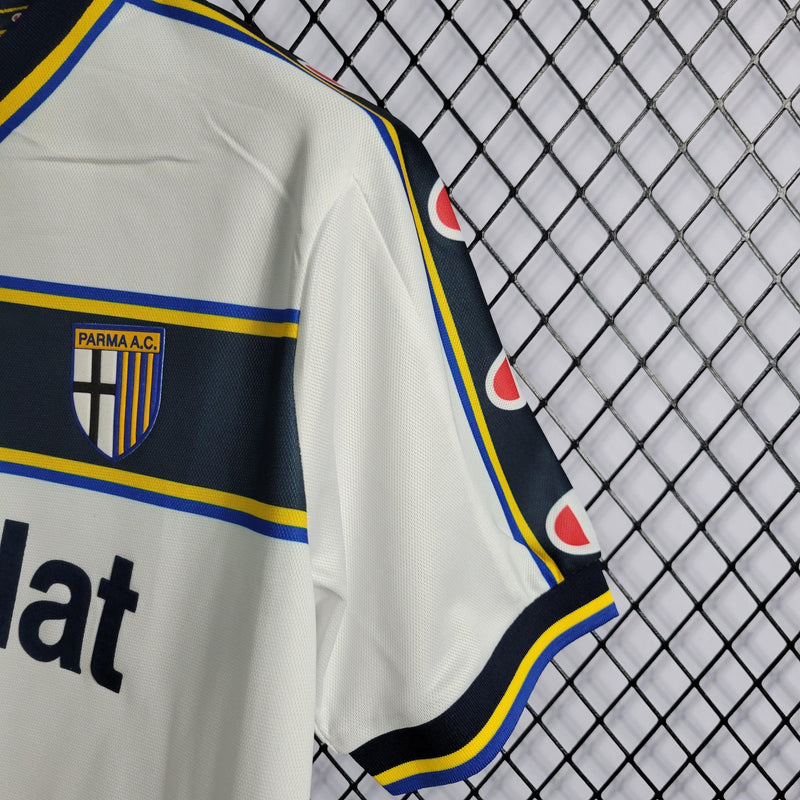 Camisa Parma Home 02/03 Retrô Champion - Branca - Futgrife - Camisas de Time de Futebol