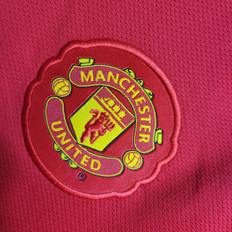 Camisa Manchester United Home 10/11 Retrô Nike - Vermelha - Futgrife - Camisas de Time de Futebol