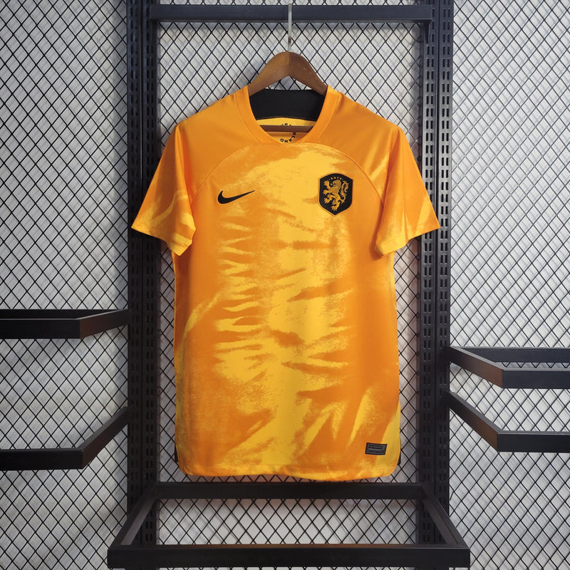 Camisa Holanda Home 2022 Torcedor Nike - Laranja - Futgrife - Camisas de Time de Futebol