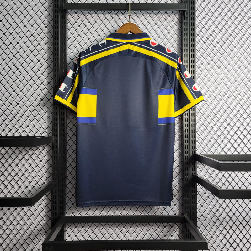 Camisa Parma Away 99/00 Retrô Champion - Azul e Amarela - Futgrife - Camisas de Time de Futebol