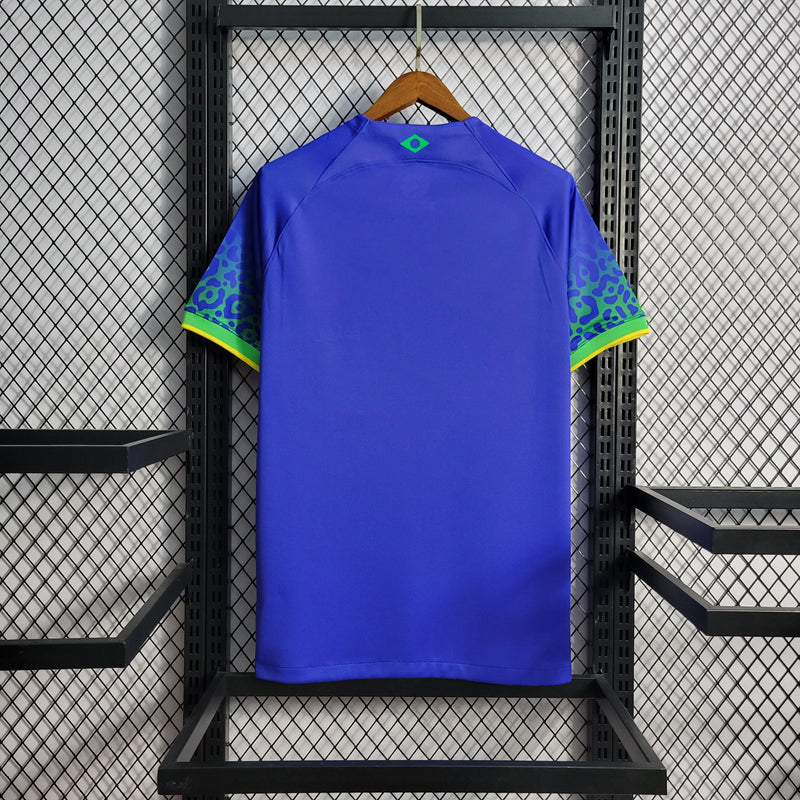 Camisa Brasil Away 2022 Torcedor Nike - Azul - Futgrife - Camisas de Time de Futebol