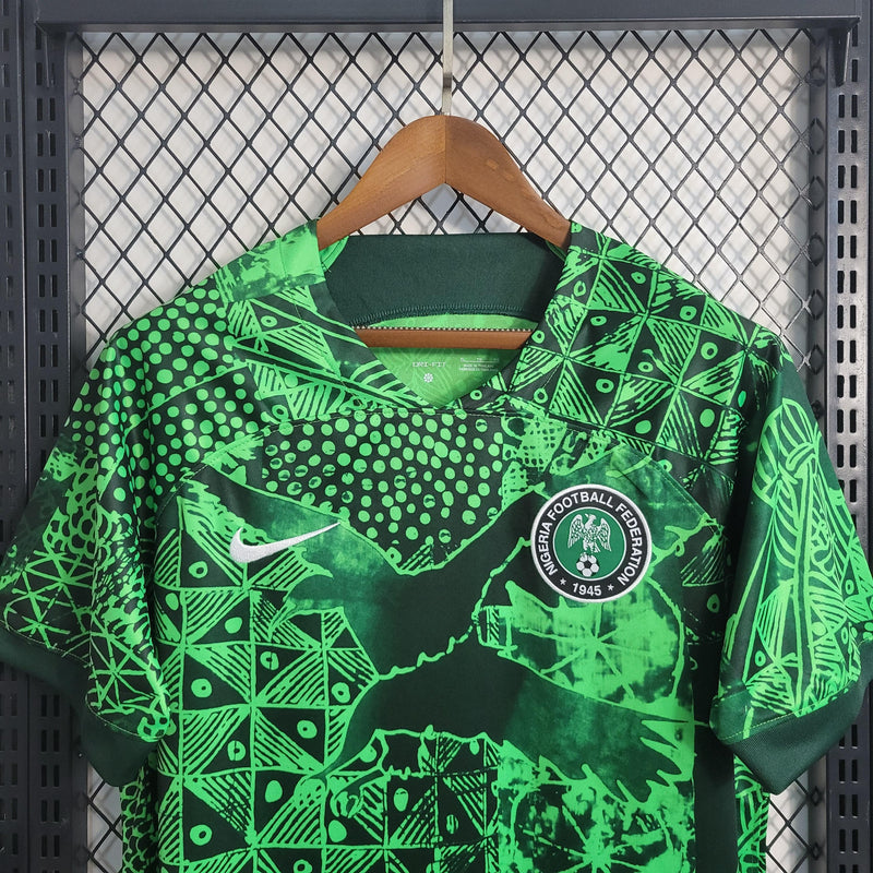 Camisa Nigéria Home 2023 Torcedor Nike - Verde - Futgrife - Camisas de Time de Futebol