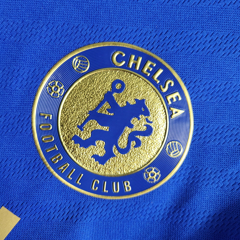 Camisa Chelsea Home 12/13 Retrô Adidas - Azul e Dourada - Futgrife - Camisas de Time de Futebol