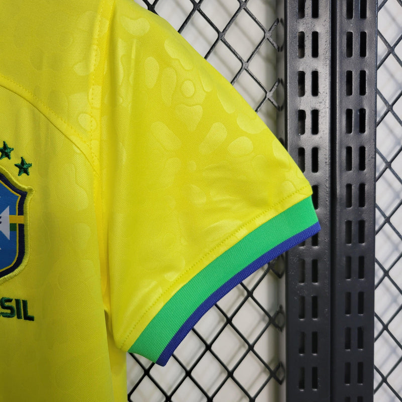 Camisa Brasil Home 2022 Feminina Nike - Amarela - Futgrife - Camisas de Time de Futebol