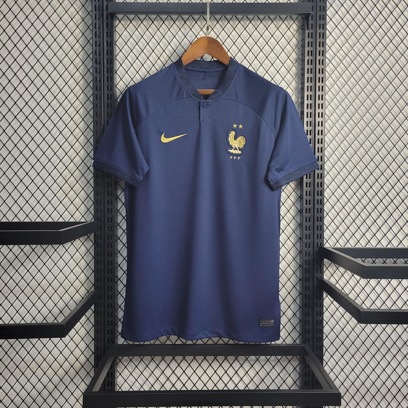 Camisa França Home 2022 Torcedor Nike - Azul - Futgrife - Camisas de Time de Futebol