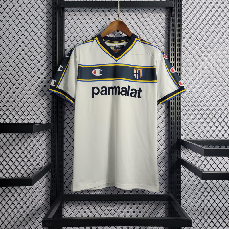 Camisa Parma Home 02/03 Retrô Champion - Branca - Futgrife - Camisas de Time de Futebol