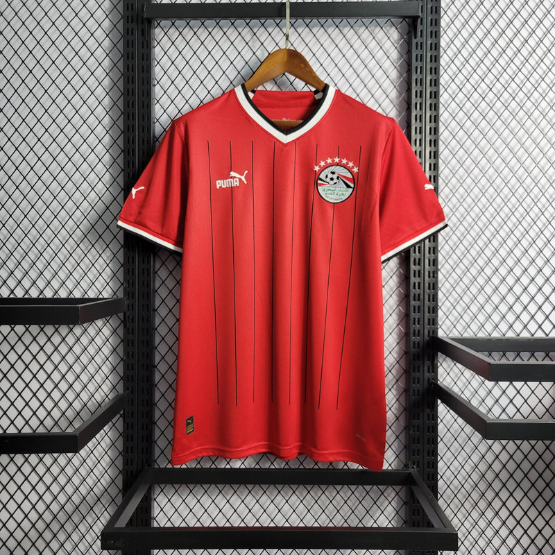 Camisa Egito Home 2022 Torcedor Puma - Vermelha - Futgrife - Camisas de Time de Futebol