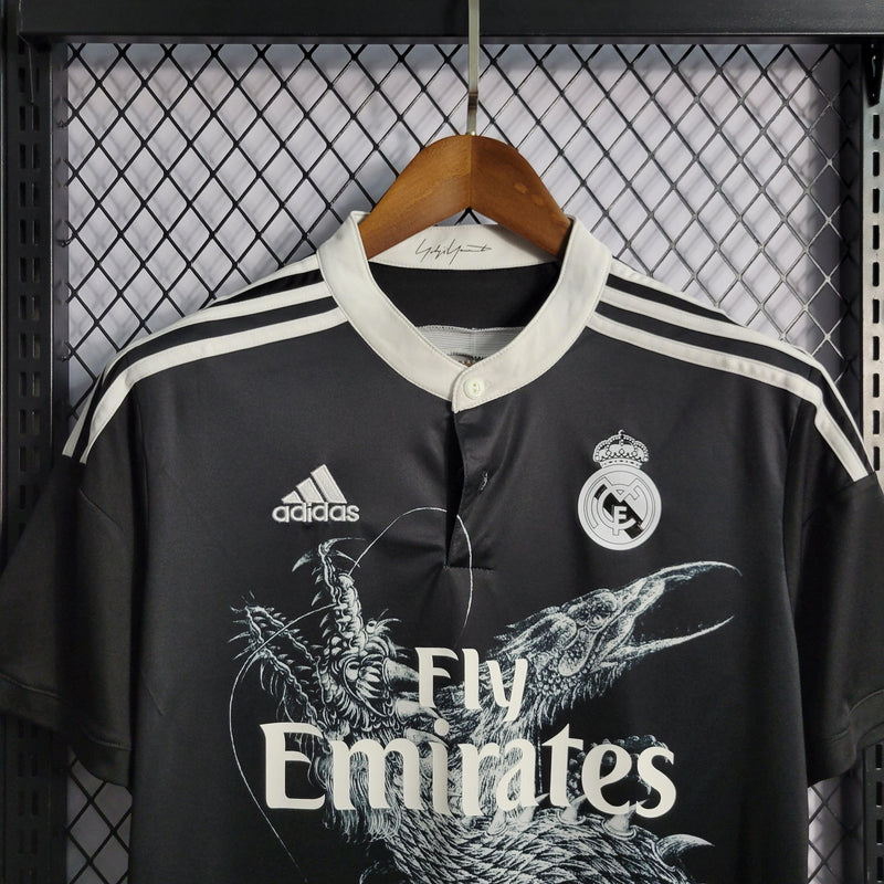 Camisa Real Madrid Third 14/15 Retrô Adidas - Preta - Futgrife - Camisas de Time de Futebol