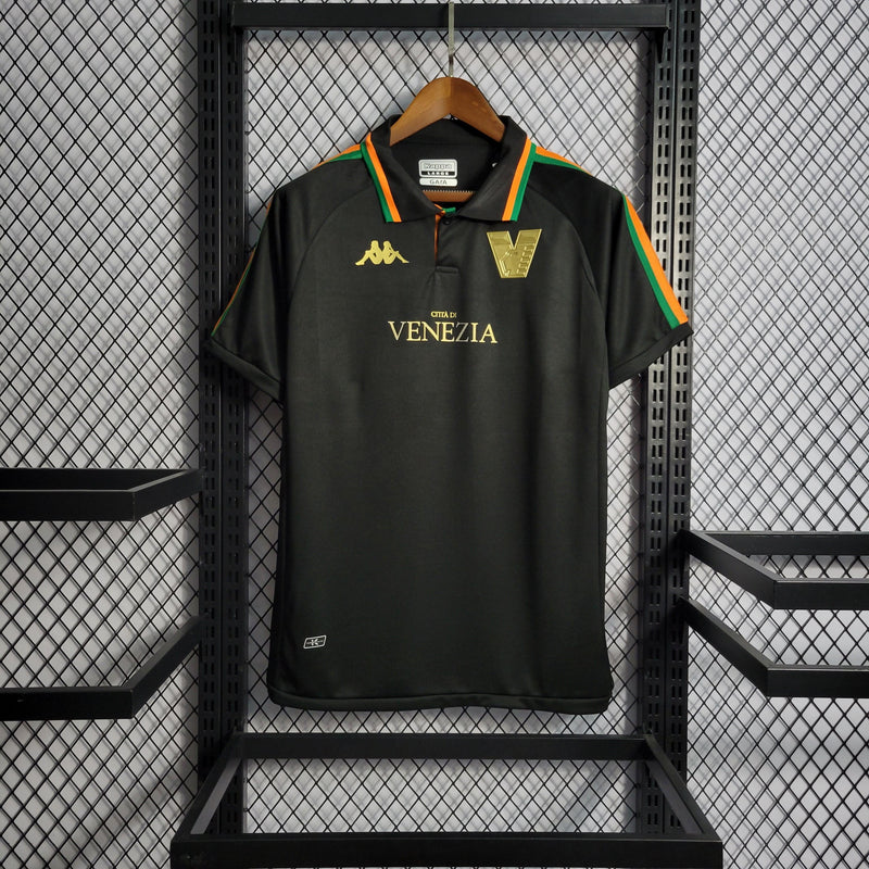 Camisa Venezia Home 22/23 Torcedor Kappa - Preta - Futgrife - Camisas de Time de Futebol