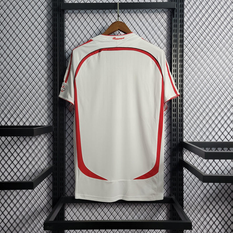 Camisa Milan Away 06/07 Retrô Adidas - Branca - Futgrife - Camisas de Time de Futebol