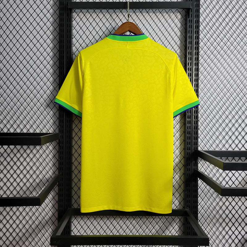 Camisa Brasil Home 2022 Torcedor Nike - Amarela - Futgrife - Camisas de Time de Futebol