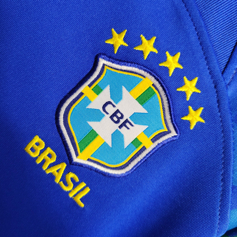 Camisa Brasil Away 2022 Feminina Nike - Azul - Futgrife - Camisas de Time de Futebol