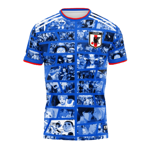 Camisa Japão Anime 2022 Torcedor Adidas - Azul - Futgrife - Camisas de Time de Futebol