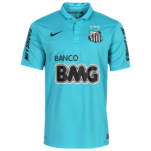 Camisa Santos Third 12/13 Retrô Nike - Azul - Futgrife - Camisas de Time de Futebol