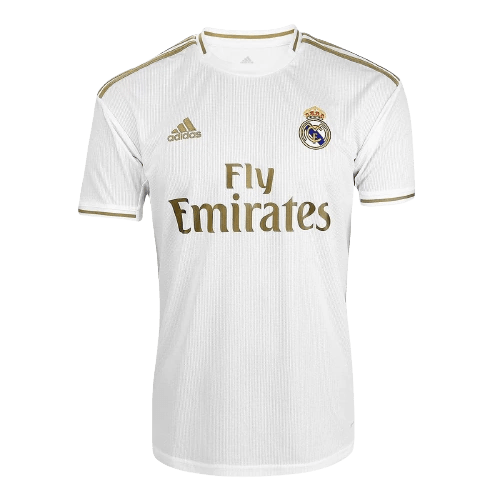 Camisa Real Madrid Home 18/19 Retrô Adidas - Branca e Dourada - Futgrife - Camisas de Time de Futebol